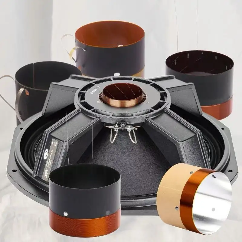 Z-744 베이스 코일 63.5 65.5 75.5 코어 76.5mm BMB EV12 15 18 인치 스피커 코일 1PCS