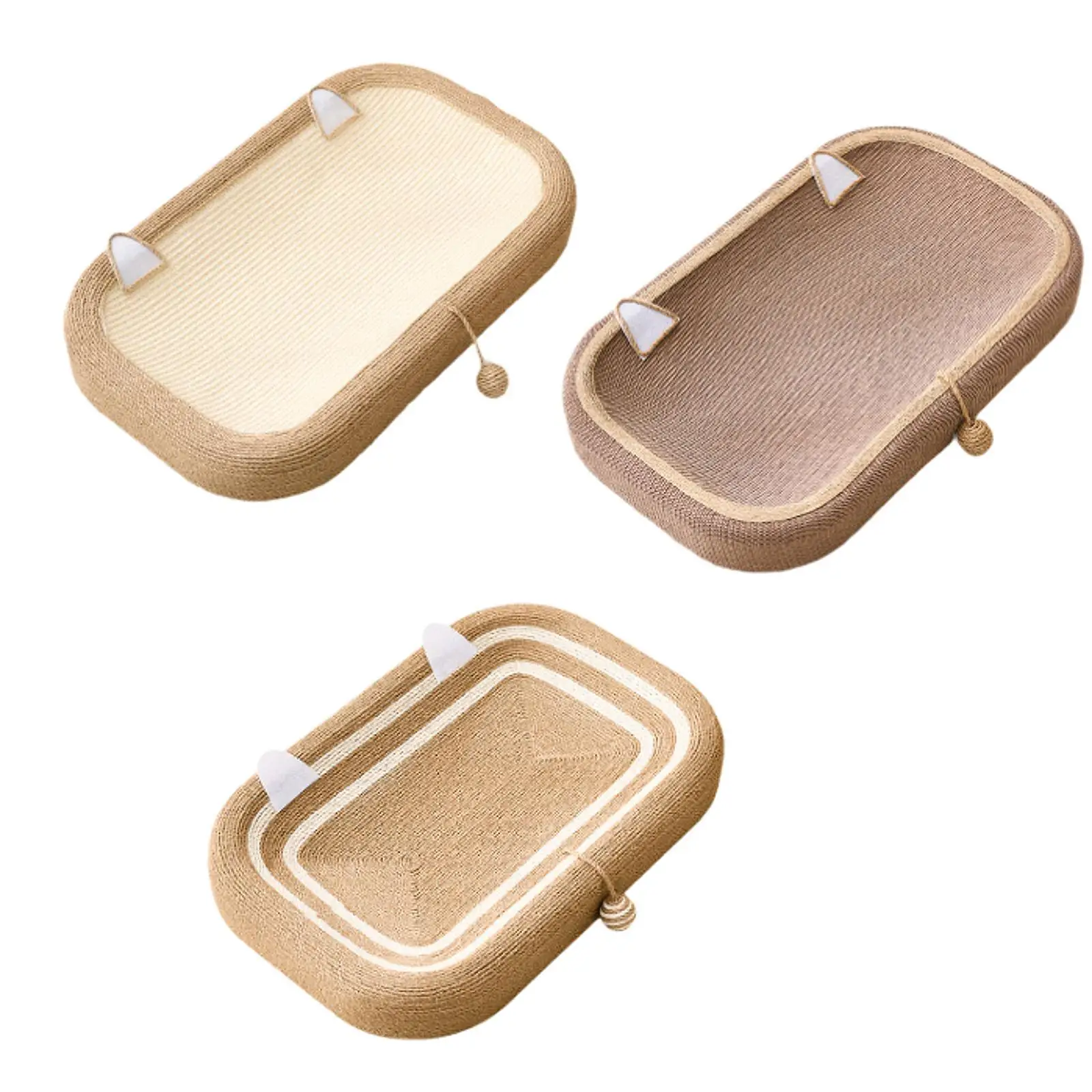 Cat Scratcher Scratching Board Oval Interactive Play Toy Furniture Protector Nest Basin for Couch Carpets Sofas Training Cat Scratcher Scratching Board Oval Interactive Play Toy Furniture Protector Nest Basin for Couch Carpets Sofas Training