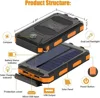 Xiaomi 200000mAh Solar Power Bank Portable Charging Poverbank External Battery Charger Strong Light LDE Light for iphone samsung 6