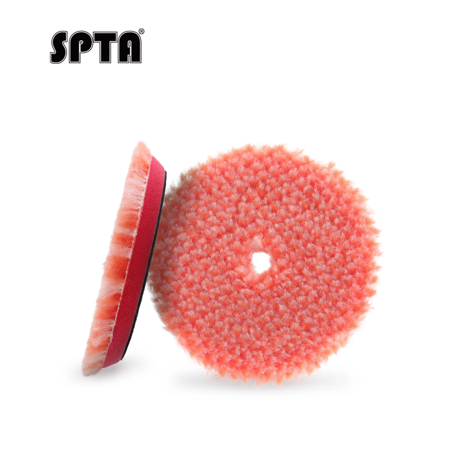 SPTA V2.0 Heavy Cutting Wool Polishing Pad 3"(76mm)/5"(125mm)/6"(150mm) for Car Polishing