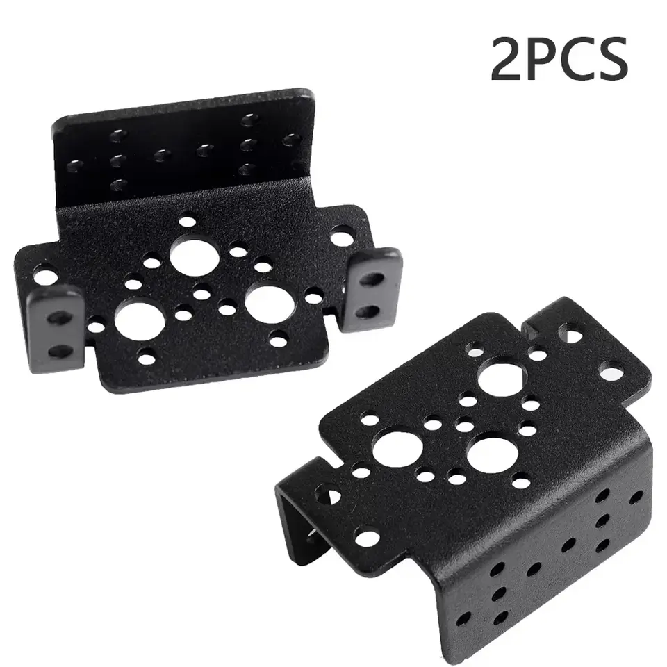 1/2/4/10 PCS Multi Servo Bracket for MG995 MG996R Universal Aluminum Multifunction Servo Bracket Robot Steering Gear Bracket image 8