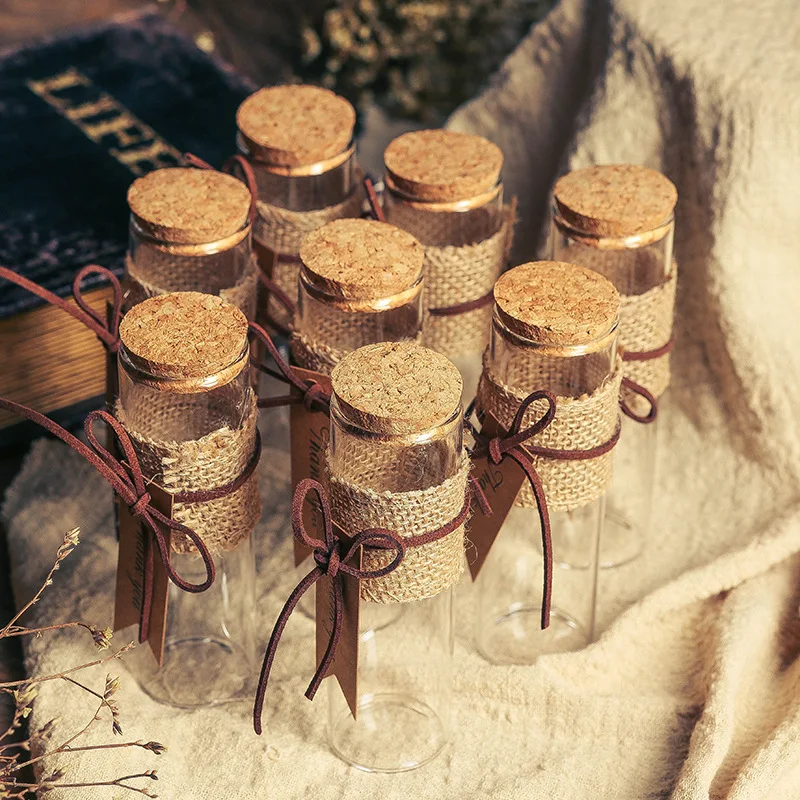 

5 шт., стеклянная бутылка для конфет