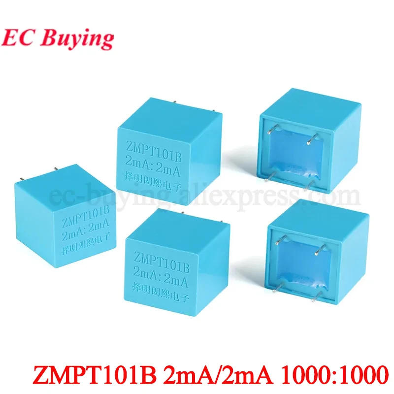 5 stücke/1 stück ZMPT101B 2mA/2mA 1000:1000 Präzision Phase Spannung Transformator Ausgang Spannung Sensor ZMPT101 Strom Sensoren