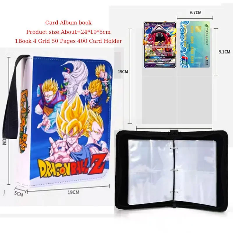 ALBUM CLASSEUR DE Rangement Cartes DBZ Dragon Ball Z - 32 Pages x 4 EUR  8,90 - PicClick FR
