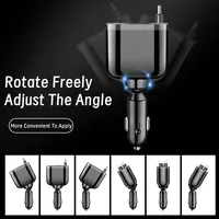 Ultra Fast Charging Five in One USB Car Phone Charger with Intelligent Digital Display and Dual PD Ports for Voltage Display - Image 4