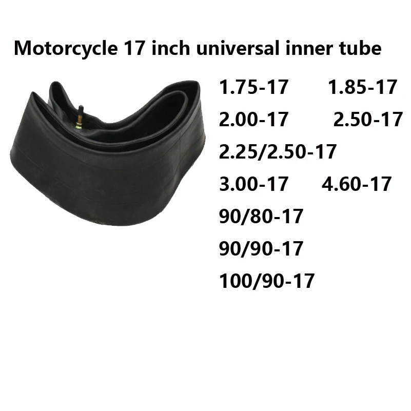 Motorcycle 17 inch series inner tube 4.75-17/1.85-17/2.00-17/2.25-17/3 ...