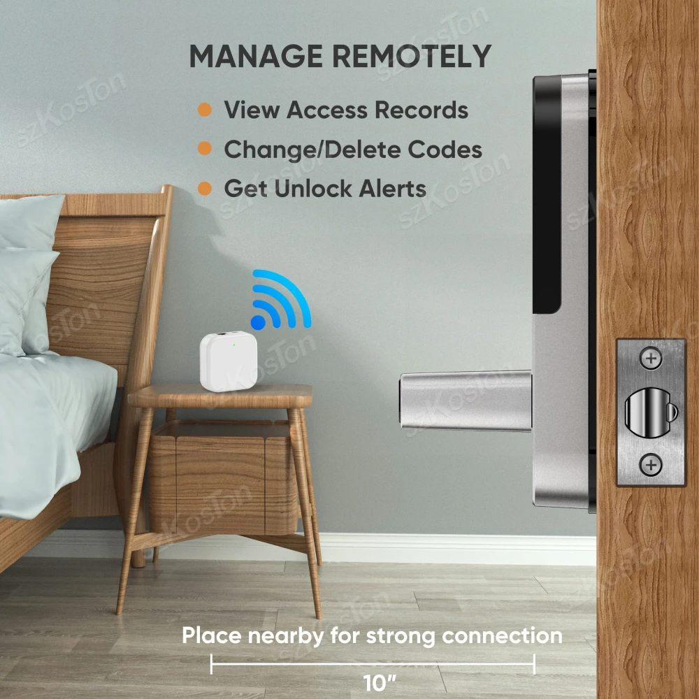 TTLock G3 Wired Gateway Hub Smart Home Bridge For TTLOCK APP Smart Door Lock Remote Unlock Voice Control For Alexa Google