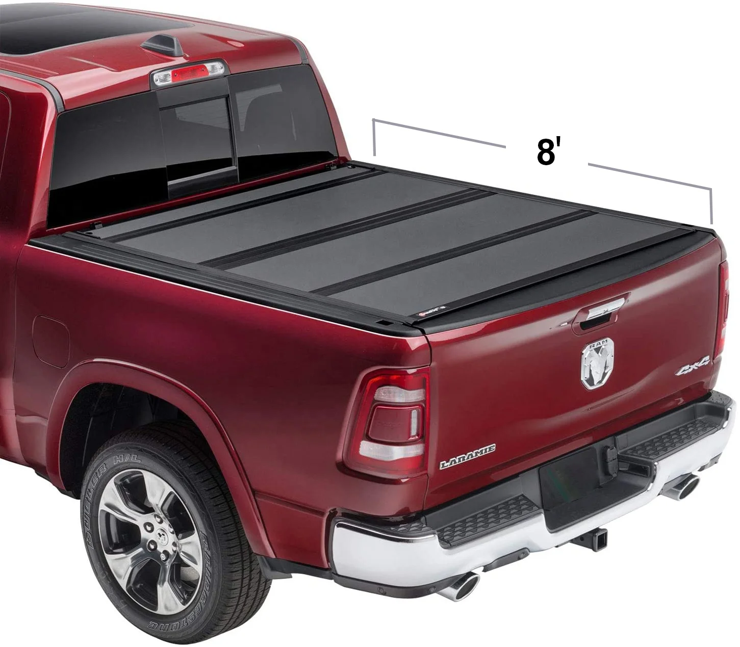 

New Listing High Quality Hard Three-Fold Ram Truck Bed Cover for Dodge Ram 8FT