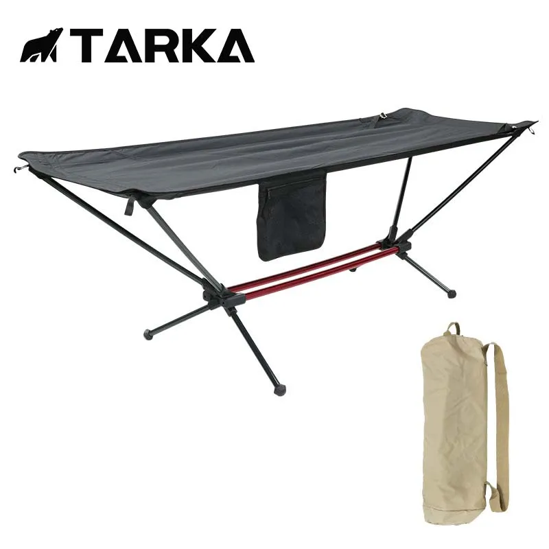 

TARKA Tourist Camp Bed Foldable Noon Break Beds Portable Lightweight Folding Beds Outdoor Hiking Climbing Cot Beach Sleeping Bed