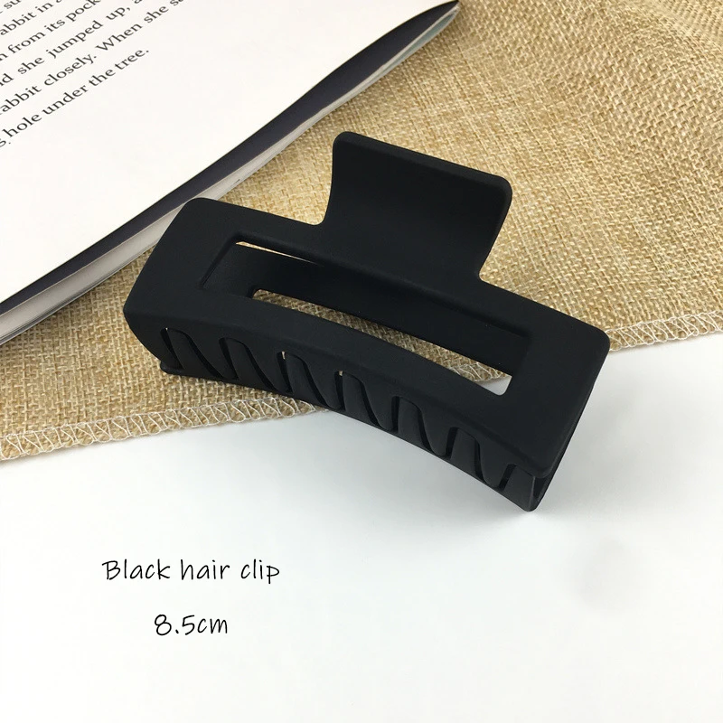 1pc oder 4 Teile/satz Frauen Mädchen Klaue Clips Kaffee Schwarz Haar Klaue Rutschfeste Krabben Haarnadeln Haarspange Mode Haar Zubehör geschenke – Detail 3