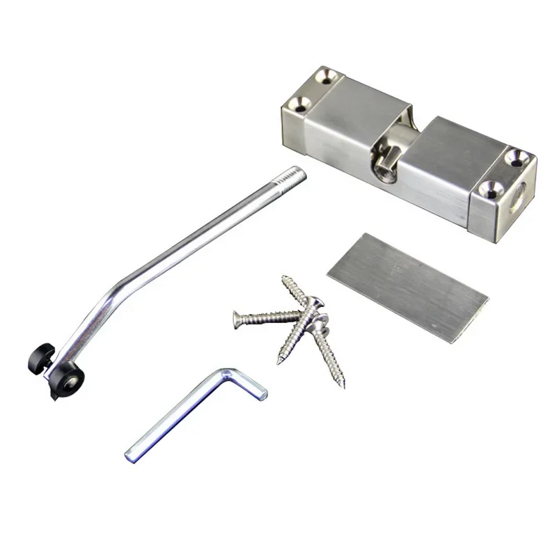 New Stainless Steel Automatic Mounted Spring Door Closer Adjustable Surface Door Closer Home Hardware