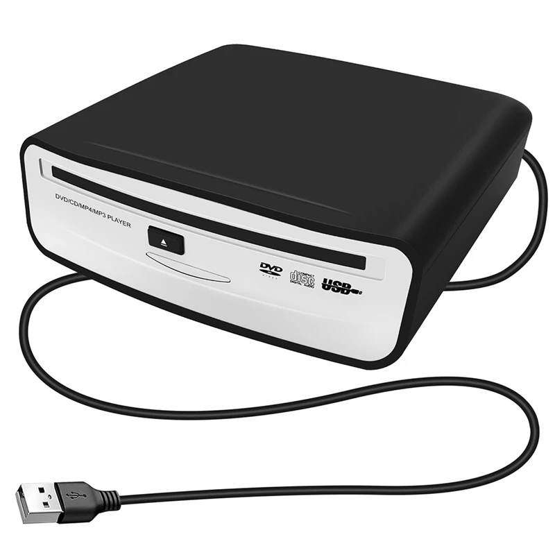 Car Radio Car Radio CD/DVD Dish Box Player USB 2.0 Interface External Stereo for Android Player