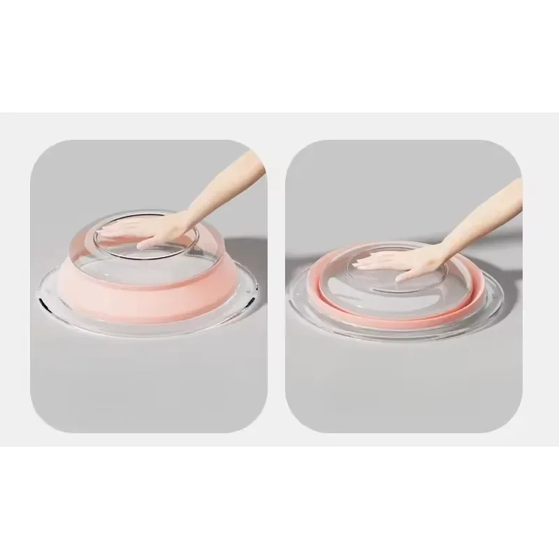 Transparent Foldable Footbath Massage Bucket Soaking Folding Basin Spa Foot Bath Household Sauna Bathtub Pedicure Bath Travel