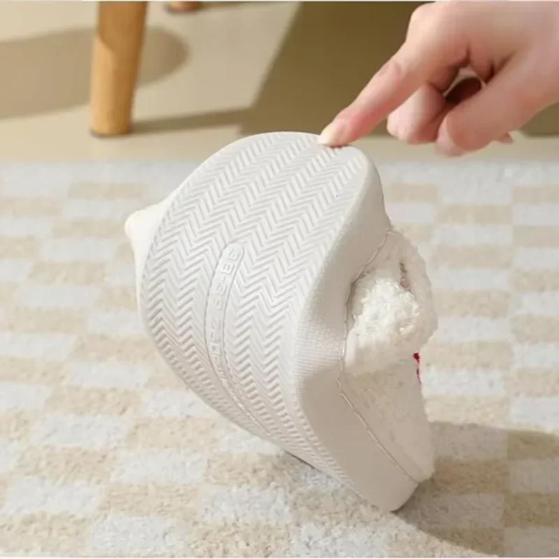 Cotton Christmas Slippers Non Slip Indoor Shoes