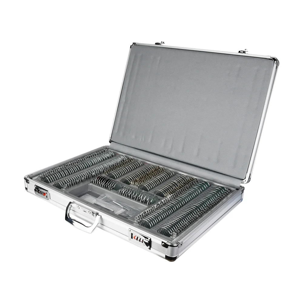 Optometry Testing Box Optical Equipment Metal Rim 232 Trial Lens Set JSQ-232B