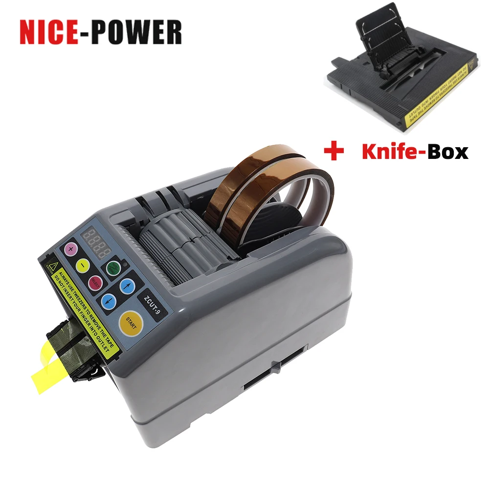 Wholesale ZCUT-9 Automatic Tape Cutting Machine Auto Tape Dispenser(Cutting  width:6-60mm) From m.