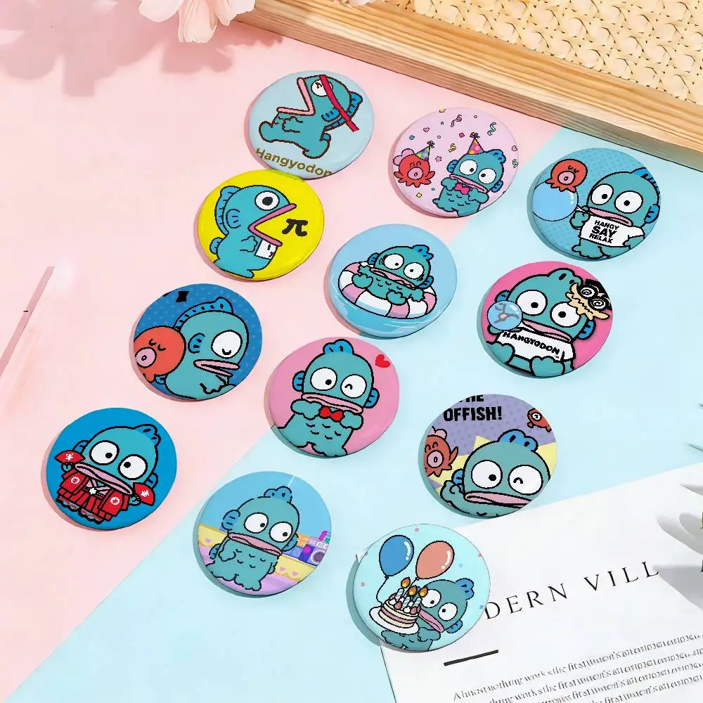 Handmade Hangyodon Cartoon Brooch – Cosplay Badge & Backpack Accessory