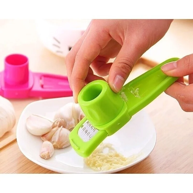 Garlic Peeler Crusher Stainless Steel Garlic Crusher Peeler Creative