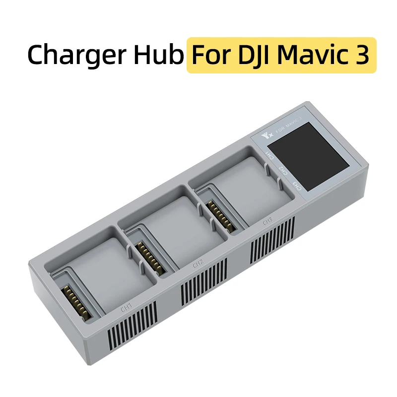 

For DJI Mavic 3/3Pro Drone Flight Battery Charger Digital Display Charging Hub Storage Charger PD Fast Chargeing Accessories