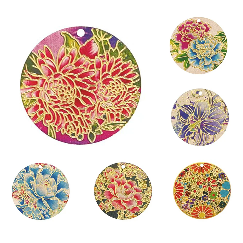 140 Ciondoli Smaltati A Tema Fiore - Kalolary Assortiti Per Gioielli Fai Da Te, Orecchini E Bracciali - Foto 2