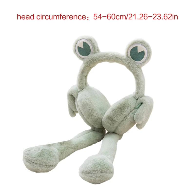 

Грелки для ушей на тему лягушки для разных размеров головы, зимние мероприятия на открытом воздухе, катание на лыжах, сохранение