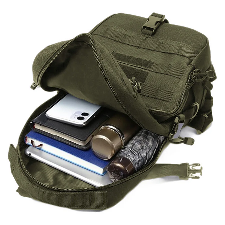 Waterproof Oxford Cloth Chest Bag for Men Outdoor Sports