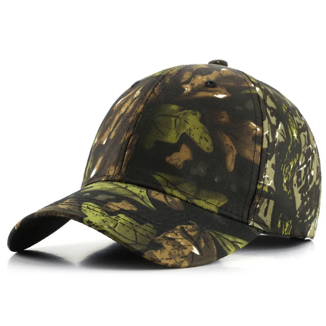 2023 New Outdoor Jungle Camouflage Tactical Cap Men Hunting Fishing Caps Baseball Cap Hunting Hat Cotton Dad Snapback Hats 2