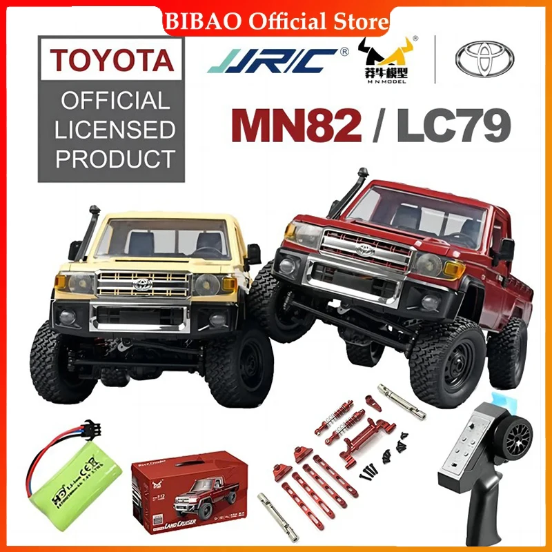 

1:12 Rc Car Mn Model Mn82 Retro Full-scale Simulation Lc79 RTR 2.4g 4WD 280 Motor Remote Control Pickup RC Truck Model Car Toys