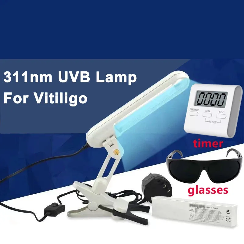 UV lamp Vitiligo UVB 311nm UVB lamps for psoriasis handheld narrow band UVB lamp bandwidth 40nm size 40x40mm 532nm narrow band pass filter glass bp532 od4