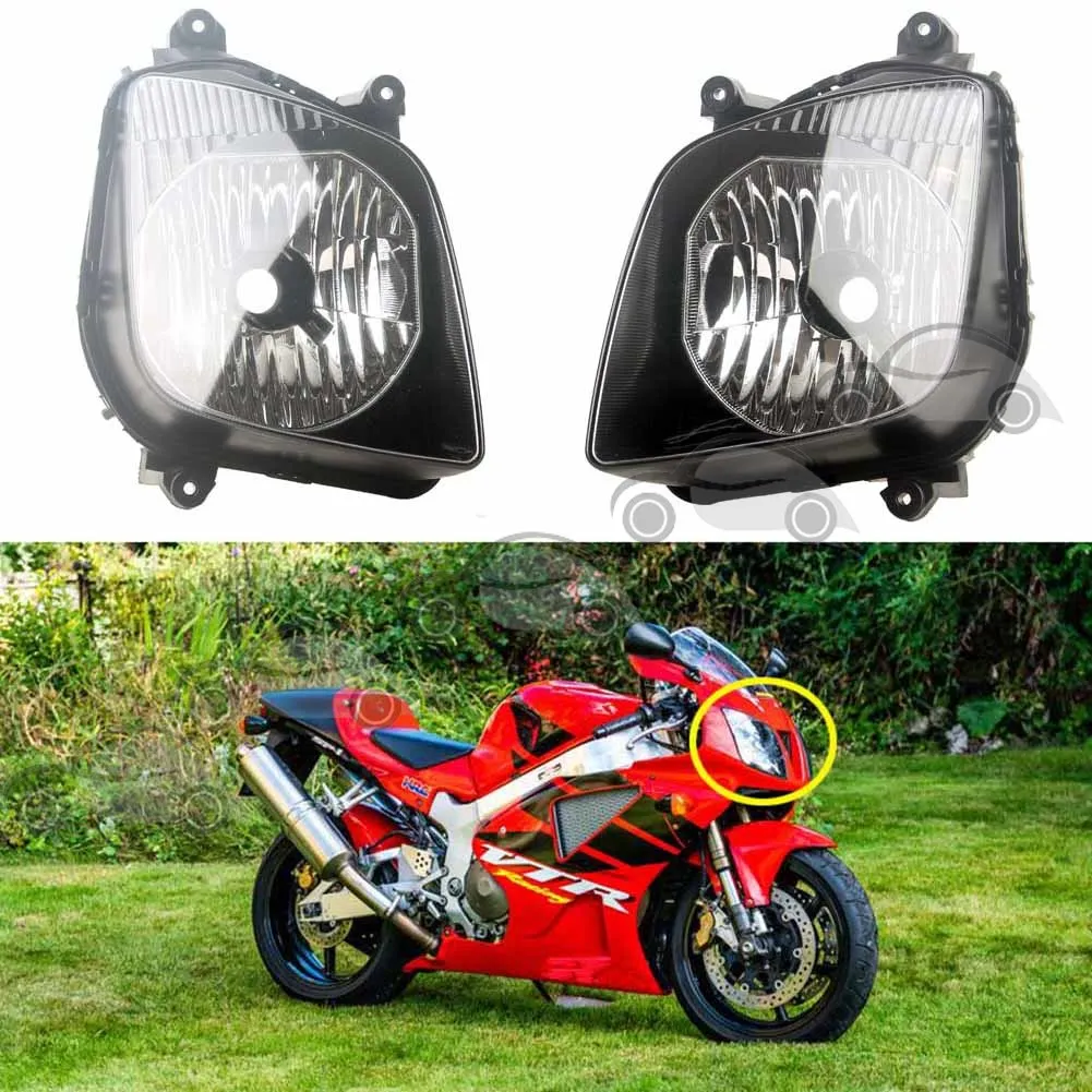 Kit Gruppo Faro Moto Per Honda Vtr 2000-2008 Sr-1/Sp-2R Vt 1000 Rc51 Vtr1000 Sp1 2000-2008
