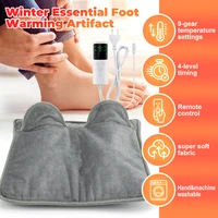 Electric Heating Pad Foot Warmer Soft Plush Washable Portable Winter Heater Thermal Blanket Hand Foot Warming Mat For Bed Sofa 2