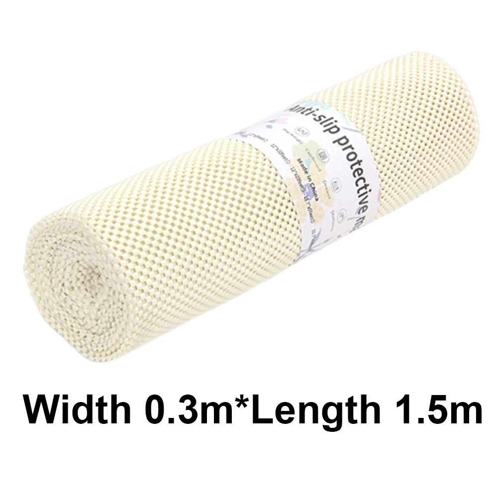 Multipurpose Non-Slip Mat 150X30CM Shelf Drawer Liners Waterproof Anti Slip Rug Gripper Roll PVC for Drawers Shelves Tray Table
