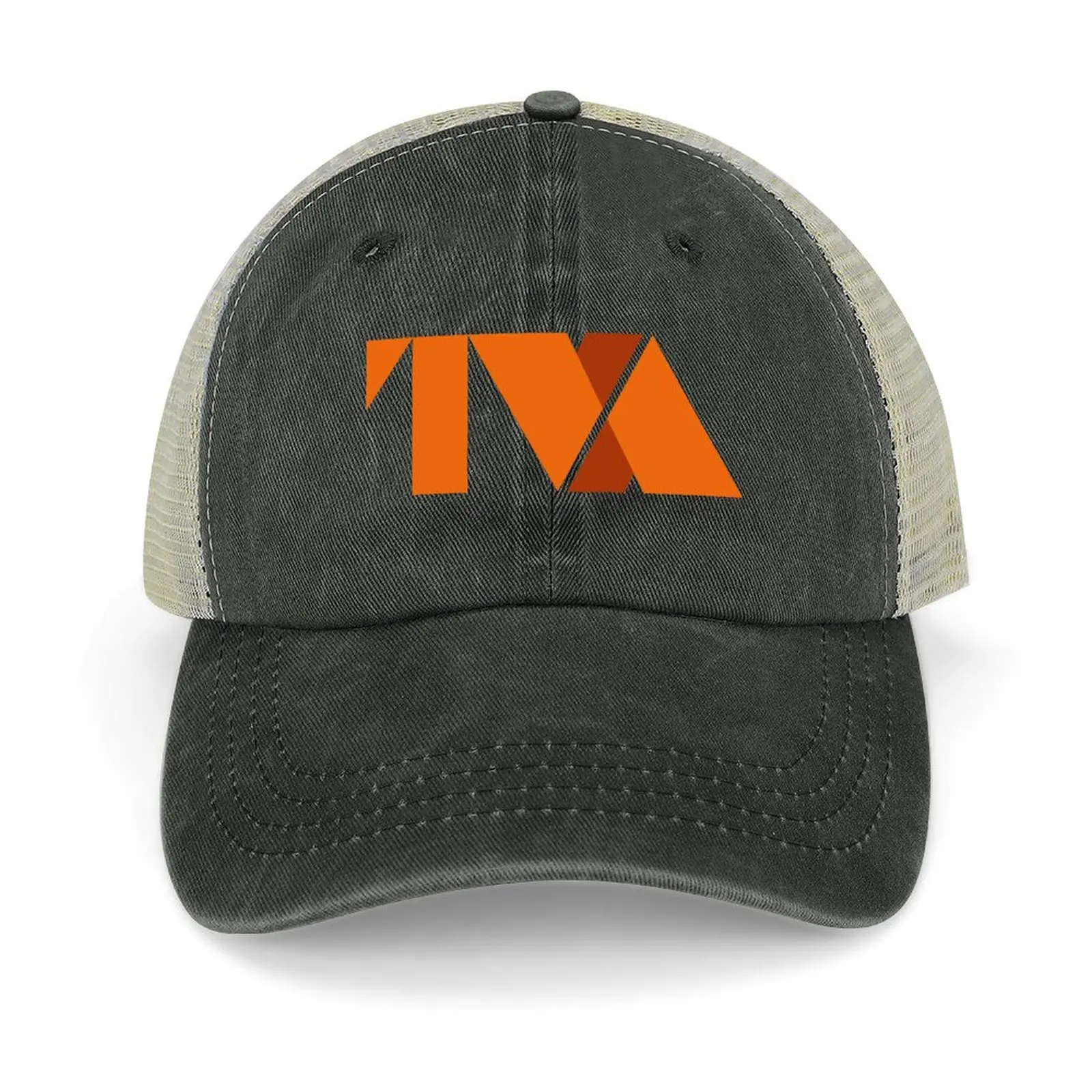 

TVA logo orange - Time Variance Authority Cowboy Hat Snapback Cap funny hat Women Beach Fashion Men's