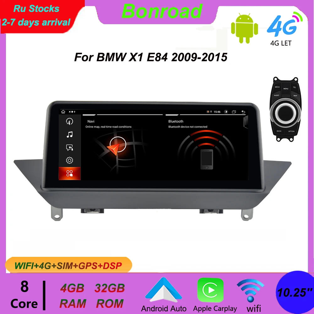 

Bonroad 10.25'' E84 Android Multimedia Screen For BMW X1 E84 2009-2015 CIC iDrive Car Auto Player GPS Radio Navigation Car Radio