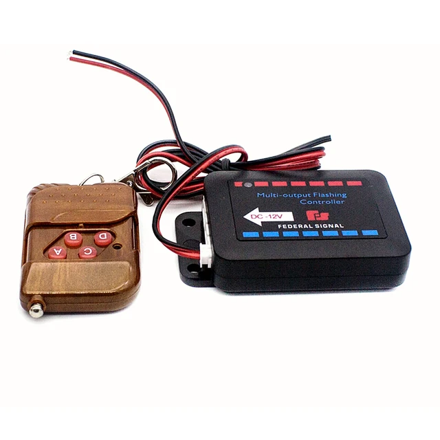 Car Grille Strobe Flash Warning Lights Eagle Eye Lamp Fog Lamp Wireless Remote Control / Manual Button Controller Host DC12V