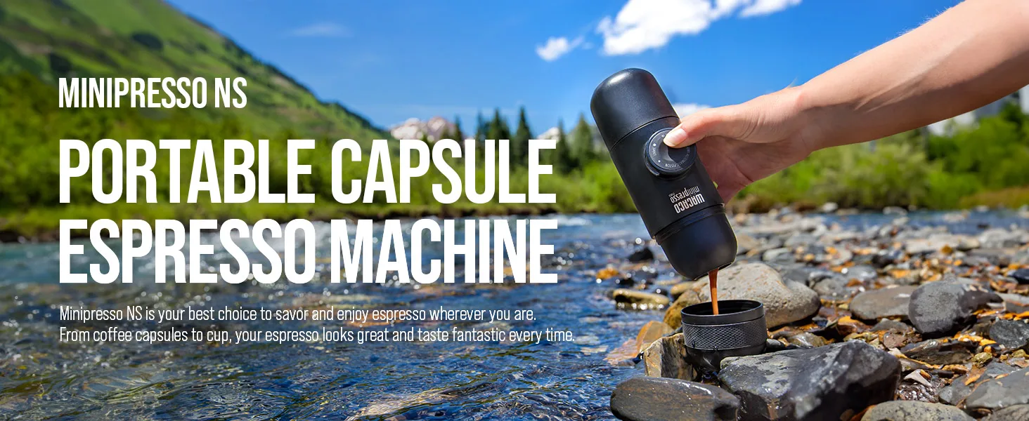  Portable Espresso Machine, Compatible Nespresso Original Capsules and Compatibles