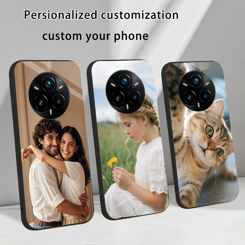 Custom Tempered Glass Case with Personalized Photo Design