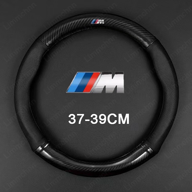 Car Steering Wheel Cover Auto Emblem Accessories For Bmw 1 3 5 Series