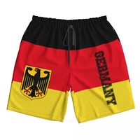 2023 Summer Polyester Germany Country Flag 3D Printed Men's Board Shorts Beach Pocket Running Summer Pants 1