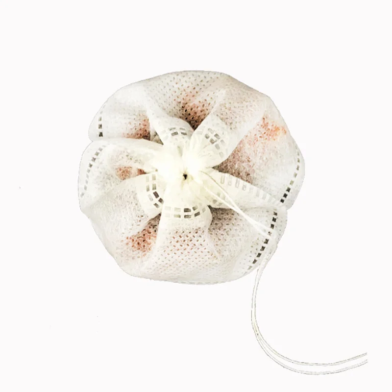 

1000pcs/Lot Non Woven Fabric Disposable Tea Bag Dried Flower Herb Drawstring Storage Filter Semicircular Shape