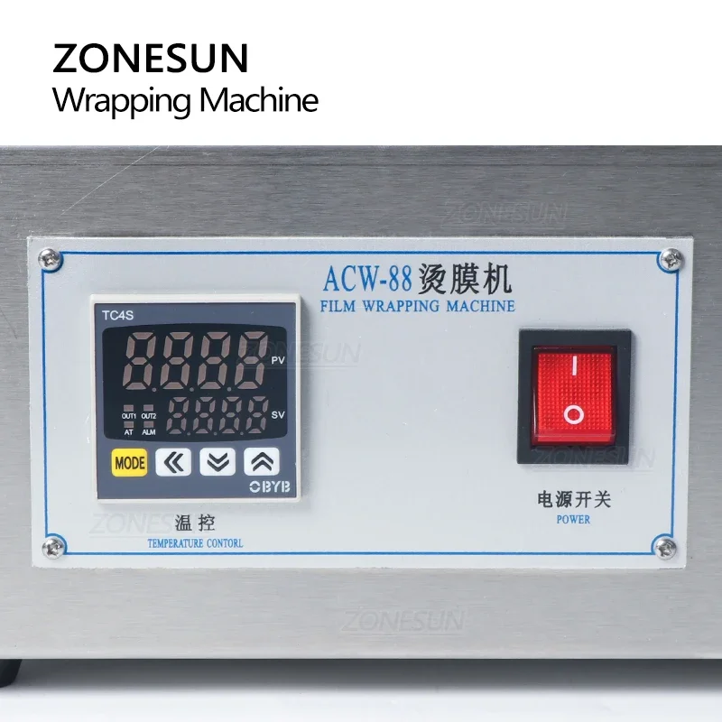 ZONESUN ZS-ACW88 Manual Cigarette Poker Box BOPP Cellophane Film Heat Sealing Wrapping Packaing Machine 2