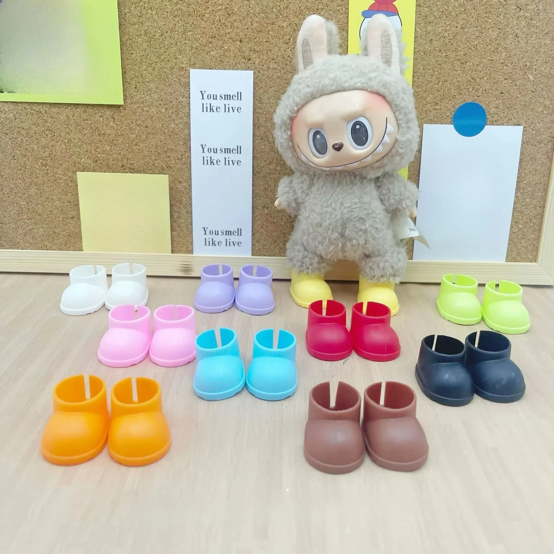 Cute Raincoat & Shoes Set for 15-17cm Dolls - Adorable Casual Sports Doll Accessories