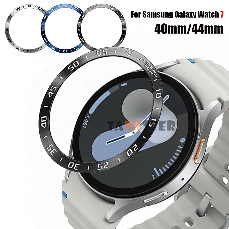 Sleek Metal Bezel Ring Smartwatch Case Cover Protector