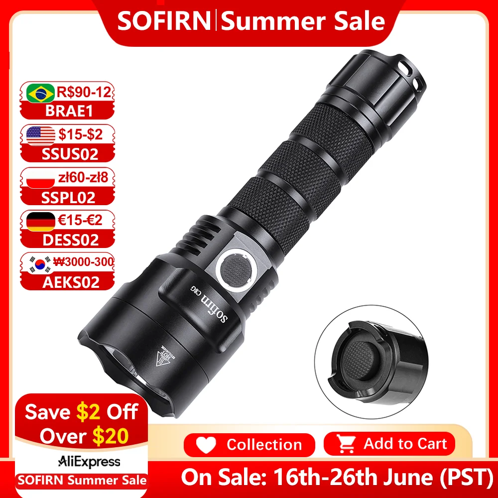 sofirn ハンドライト ウィンターカスタム 21700/18650 sofirn sofirn ハンドライト ウィンターカスタム 21700/18650 sofirn