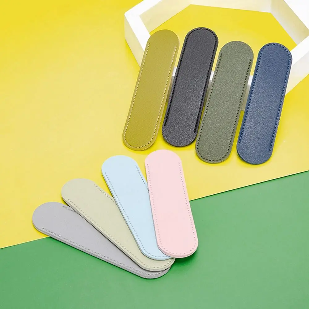 PU Leather Pencil Case Pen Storage Bag 1Pcs