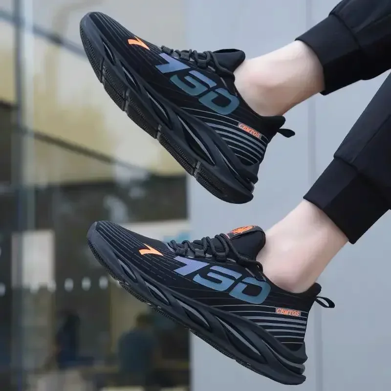 Casual Shoes 2025 Men Slip on Fashion Breathable Running Shoes Outdoor Gym Sports Walking Training Tennis