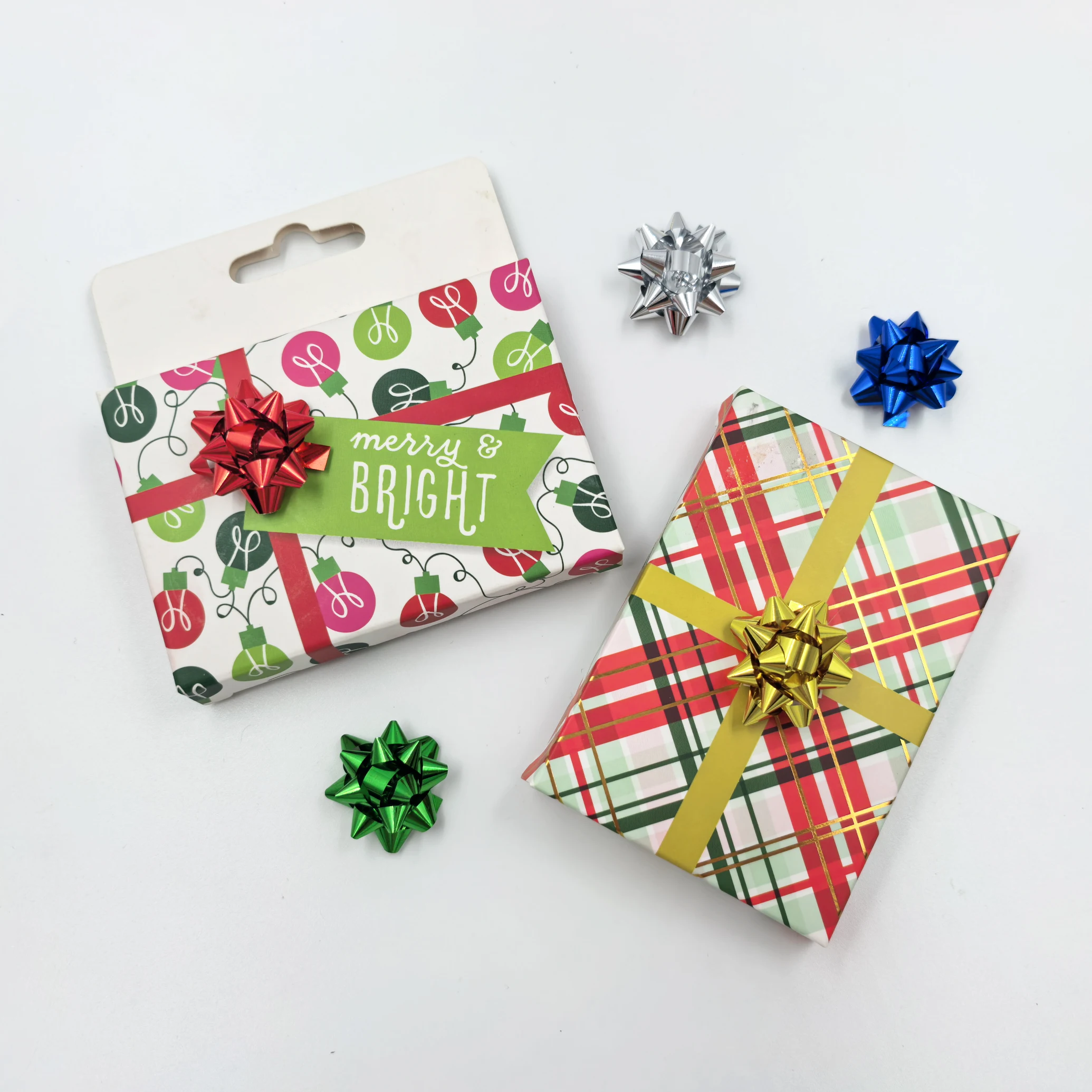 1 Zoll Mini-Sternschleife, verschiedene Farben, PET-Band, kleine Geschenkschleifen für Weihnachten, Feiertage, Party, Dekoration, Geschenke, Verpackung – 100 Stück – Detail 10