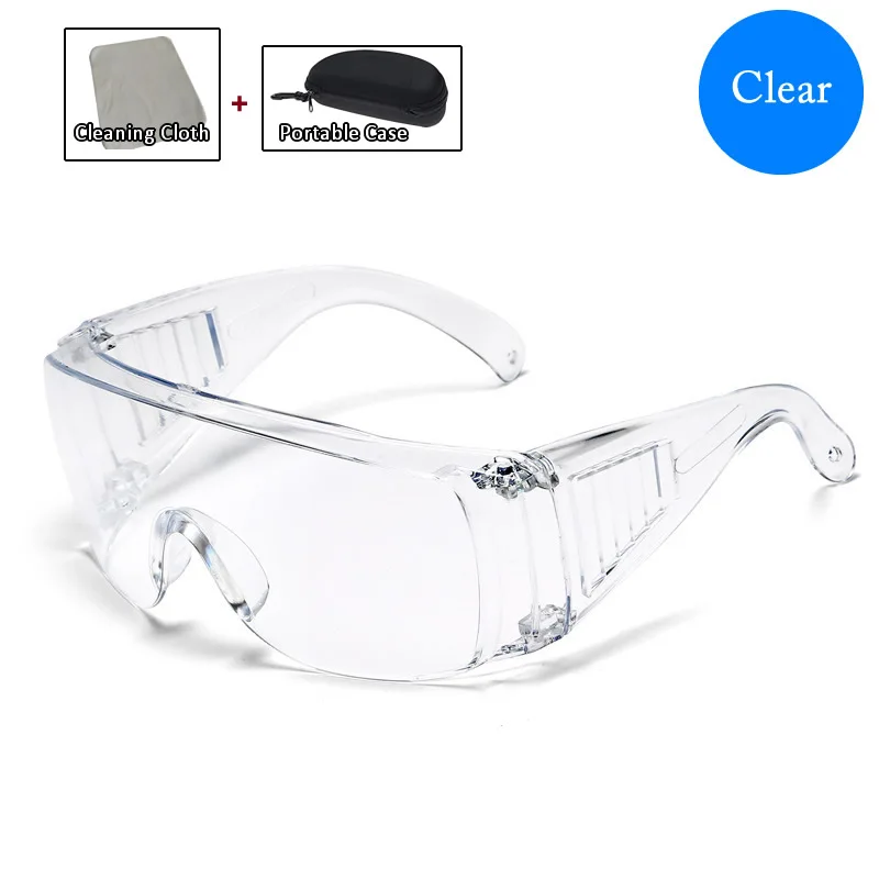 Impact-Resistant Safety Goggles with Anti-Splash PC Lenses