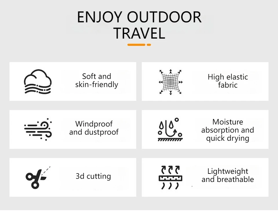 Sport-Bandana, atmungsaktiv, Sonnenschutz, Radfahren, Fahrrad, Gesichtsbedeckung, wiederverwendbare Masken, Wandern, Camping, Halsmanschette, weicher Schal – Detail 3