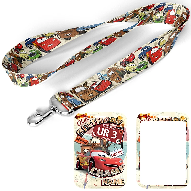 

D1514 Anime Cute Cartoon Car ID Card Holder Neck Strap Lanyards for Key Cell Phone Strap Kids Badge Holder Keychain Accessories